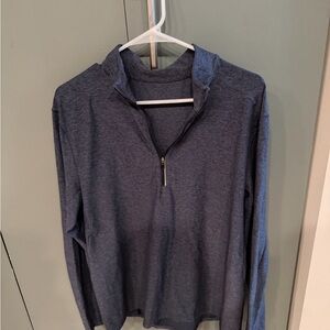 lululemon athletica Men's Navy Zip-Up Sweater
